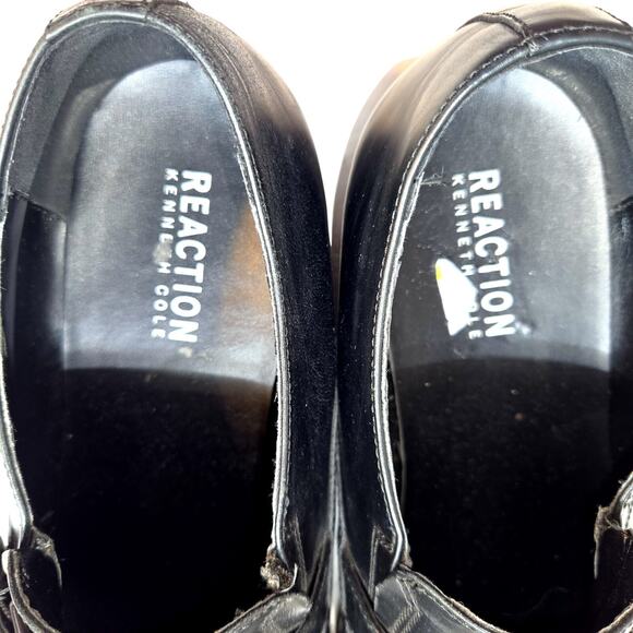 Kenneth Cole Reaction 11.5 Men's Black Dress Shoes 11 1/2 - Picture 5 of 8